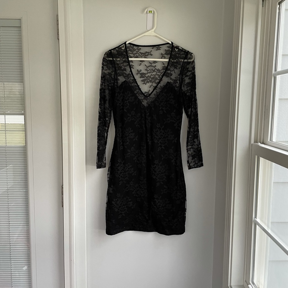 Express Black Lace Dress - Size 8 - NWOT